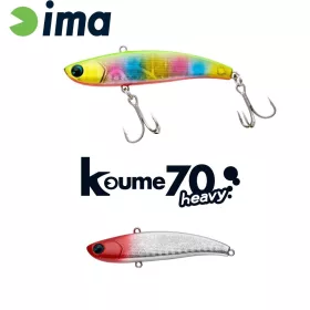 Ima Koume Vibration 70 Heavy 7cm 18gr 101 Red Head Wobbler