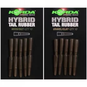   Korda Hybrid Tail Rubber Weed/Silt - gumeni konus za lead clip
