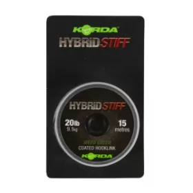 Korda Hybrid Stiff 20lb Gravel Brown 15m - predvezna struna