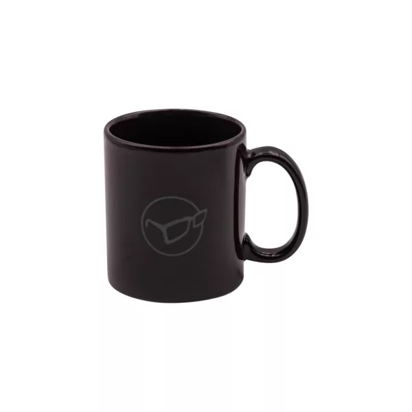 Korda - Mug Glasses Logo Olive - šalica s logom naočala maslinaste boje