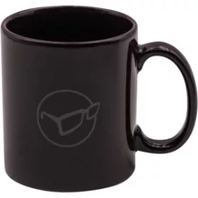   Korda - Mug Glasses Logo Black - šalica s logom naočala crne boje