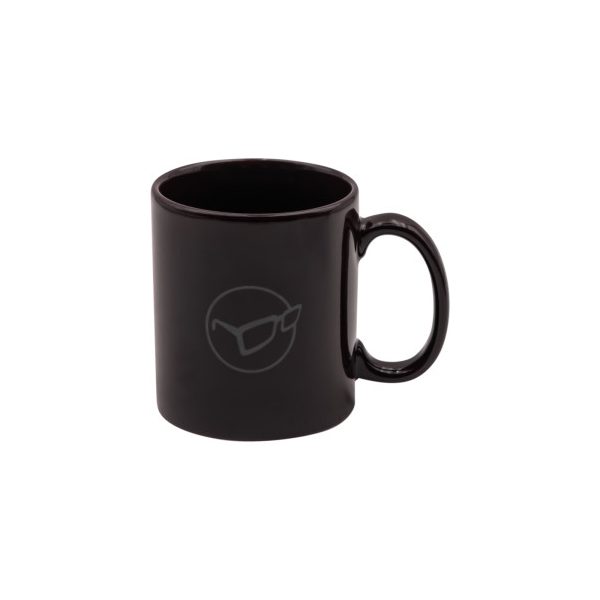 Korda - Mug Glasses Logo Burgundy - šalica s logom naočala u boji burgundca