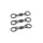 Korda PTFE Double Ring Swivel Size 11 Vrtilica 8db