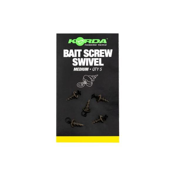 Korda Micro Ring Swivel Bait Screw Medium (5kom)