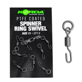 Korda PTFE Spinner Ring Swivel XX 11 Okretna Kopča 8kom