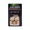 Korda Slow Sinking Dumbell Banoffee Imitacija mamca 12mm 8 db