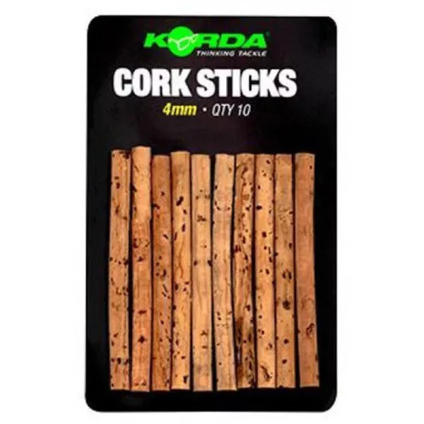 Korda Cork Sticks 4mm Čepovi od pluta 10kom