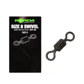 Korda Swivels Size 8 Okretna kopča 20 kom
