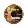 Korda Super Natural Gravel Brown 25lb - premazana pletena predvezna struna za boile