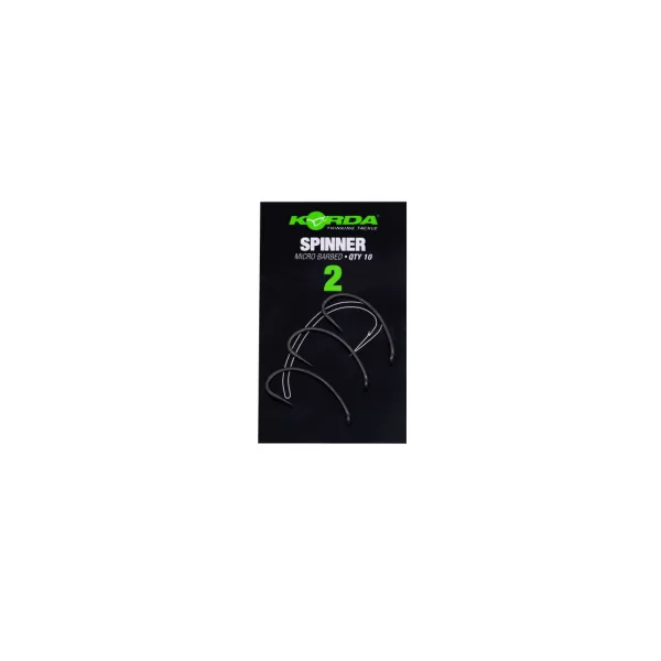 Korda Spinner Hook Size 2 Micro Barbed Udica s mikro protukukom