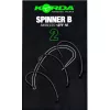 Korda Spinner B Hook 2 S ušicom, udica za šarana bez protukuke 10 kom