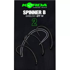   Korda Spinner B Hook 2 S ušicom, udica za šarana bez protukuke 10 kom