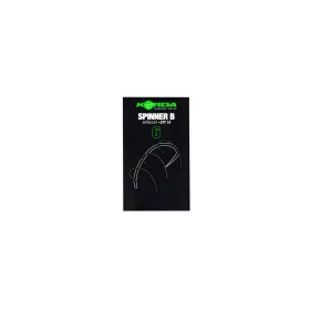   Korda Spinner B Hook 6 S ušicom, udica za šarana bez protukuke 10 kom