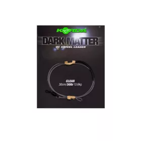   Korda Dark Matter Leader QC Swivel Prozirni 30cm 30lb Predvezani set za boili ribolov