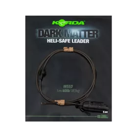   Korda Dark Matter Leader Heli Safe Weed 40lb Predvezani set za boili ribolov