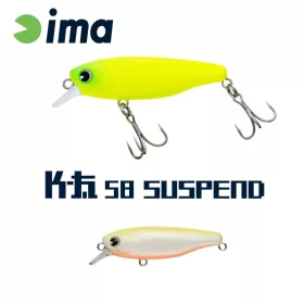 Ima K-Fat 58 Suspend 5,8cm 8gr 002 Chart Back Pearl Wobbler