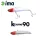 Ima Koume Vibration 90 9cm 20gr 101 Red Head Wobbler