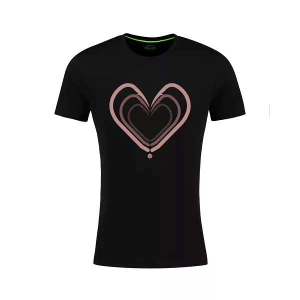Korda Black Womens Love T-Shirt Női Horgász Póló XL