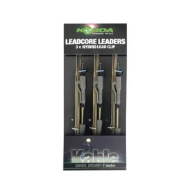   Korda Leadcore Hybrid Lead Clip Gravel Predvezeni Bojli Rig 3kom