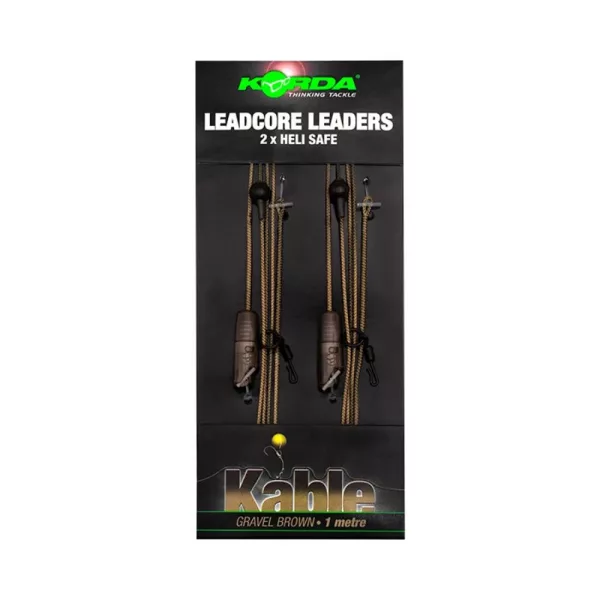 Korda Leadcore Heli Safe Gravel 1,00m Predvezani Leadcore sistem 2 kom
