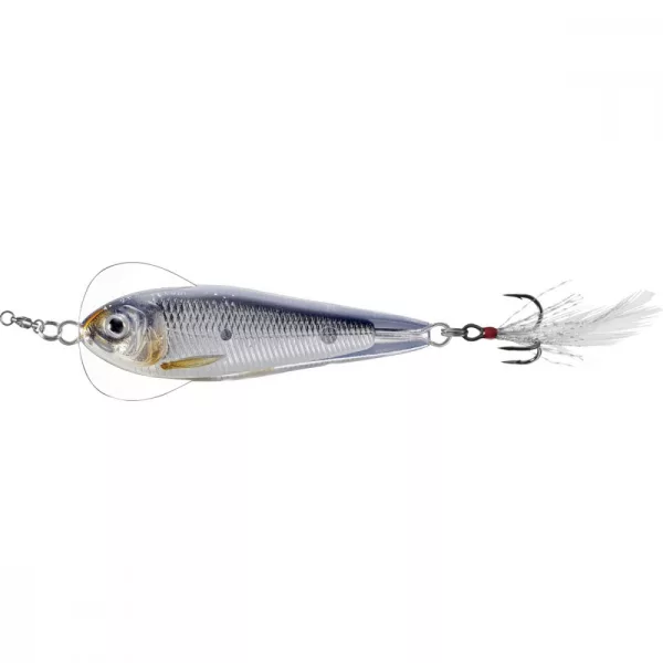 Livetarget Flutter Shad Jigging Spoon Silver/Black 11gr 5cm Ljuljajući varalica