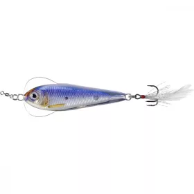   Livetarget Flutter Shad Jigging Spoon Silver/Violet 11gr 5cm Ljuljajući varalica