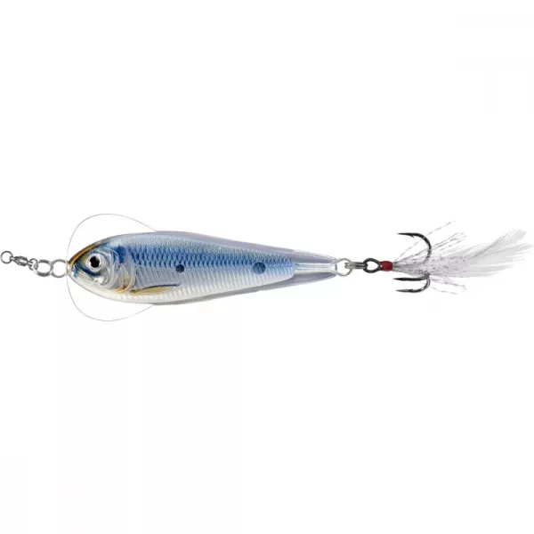 Livetarget Flutter Shad Jigging Spoon Silver/Blue 14gr 5,5cm Ljuljajući varalica