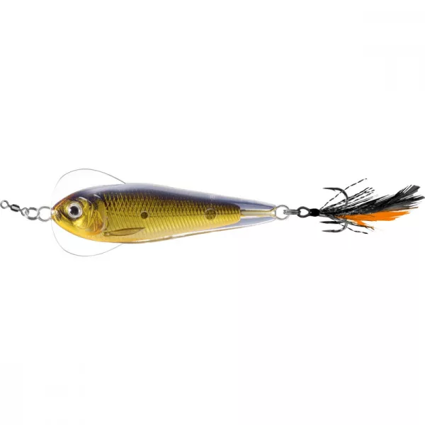 Livetarget Flutter Shad Jigging Spoon Gold/Black 14gr 5,5cm Ljuljajući varalica
