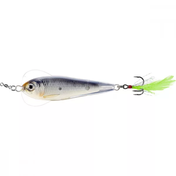 Livetarget Flutter Shad Jigging Spoon Glow/Black 14gr 5,5cm Ljuljajući varalica