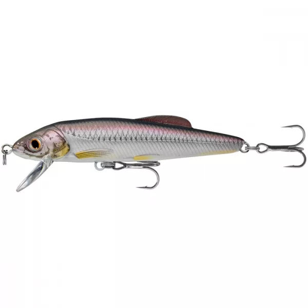 Livetarget Minnow Finesse Jerkbait Ljubičasta/Crna Leđa 7,5cm 7gr Wobbler