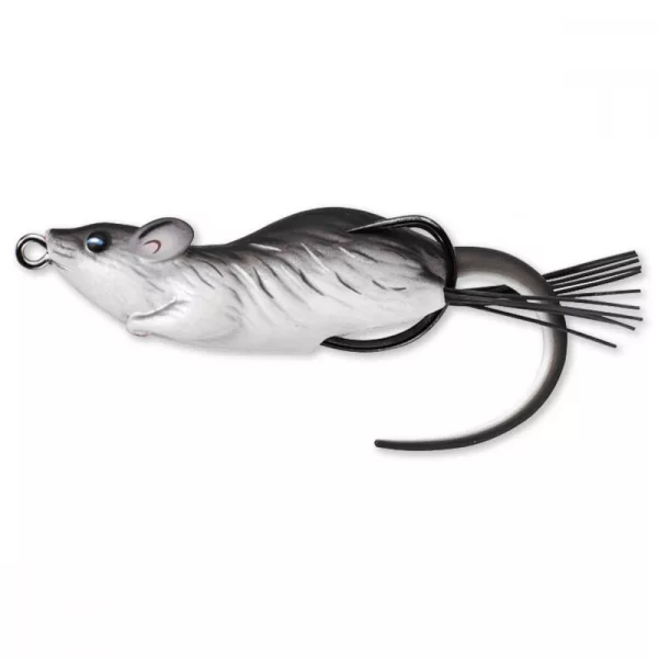 Livetarget Mišja varalica za hodanje Crna/bijela 7cm 14gr Mišja varalica