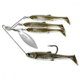   Livetarget Minnow Spinner Rig Tamno Jantarno/Zlatno Mali 11gr Spinnerbait