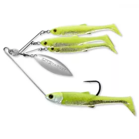   Livetarget Minnow Spinner Rig Chartreuse/Srebrno Mali 11gr Spinnerbait