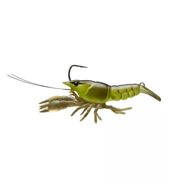 Livetarget Live Craw Finess Bait Chartreuse Black 6,3cm 11gr Plastični Mamac