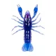 Livetarger Crawfish Un-Rigged Blue-Purple 9,7cm Sinking Plastični Rak 4kom