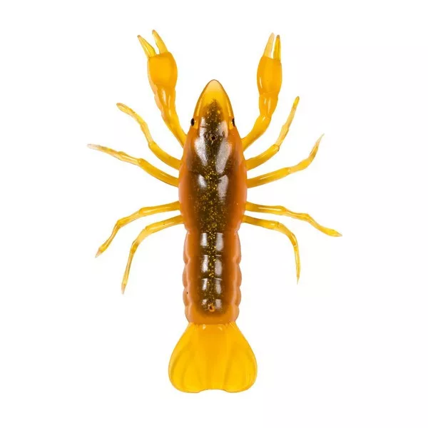 Livetarger Crawfish Un-Rigged Orange-Green 9,7cm Sinking Plastični Rak 4kom