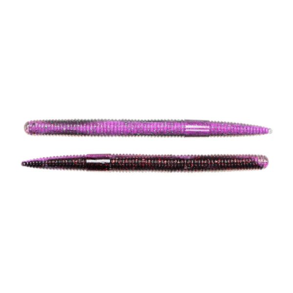 Livetarget Stick Worm Purple-Black 7,6cm Profil Crva 10kom