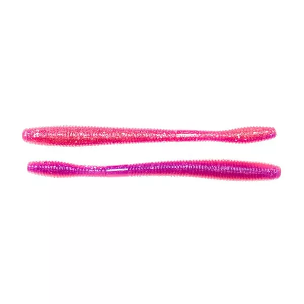 Livetarget Straight Tail Worm Ružičasto-ljubičasta 11,4cm Imitacija crva 4 kom