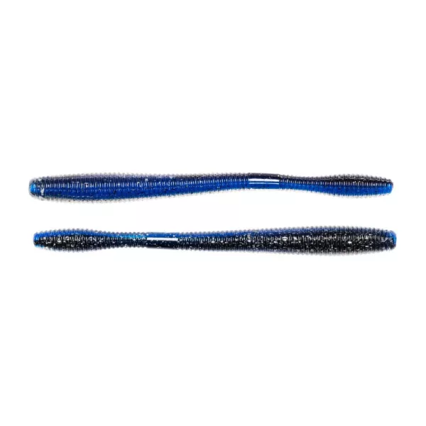 Livetarget Straight Tail Worm Plavo-crno 11,4cm Imitacija crva 10kom