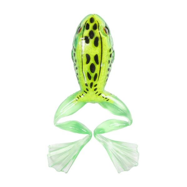 Livetarget Freestyle Frog Zeleno-bijelo 5cm Imitacija žabe 4kom