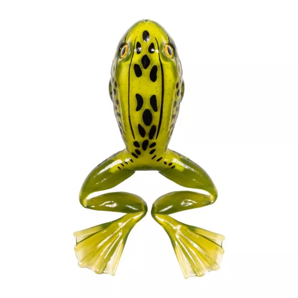 Livetarget Freestyle žaba Mahovino-žuta 6cm Imitacija žabe 3 kom