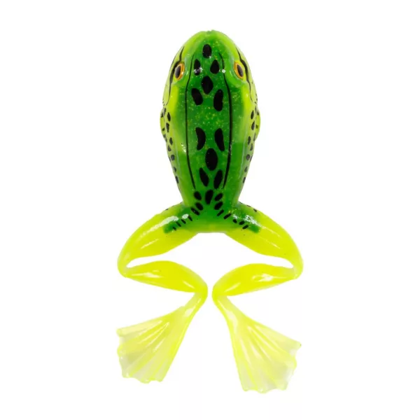 Livetarget Freestyle Žaba Chartreuse-Zelena 7,5cm Imitacija Žabe 2 kom