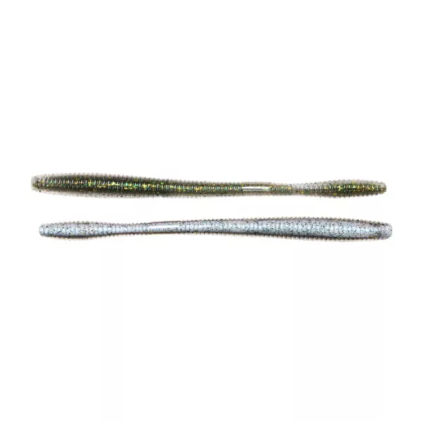Livetarget Straight Tail Worm Green-Pearl 14cm Imitacija Crva 10 kom
