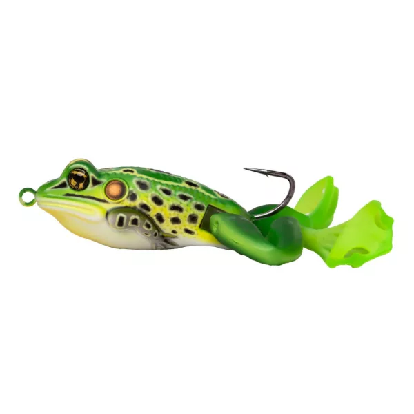 Livetarget Vrhunska Žaba Mamac za Hodanje Zeleno-Žuta 6,3cm 28gr Imitacija Žabe