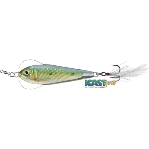 Livetarget Flutter Shad Jigging Žlica Zlatno-Zelena 6cm 21gr Jigging Varalica