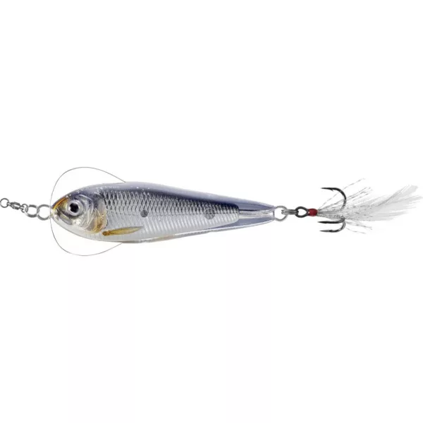 Livetarget Flutter Shad Jigging Spoon Srebrno-Crna 7cm 28gr Jigging Žlica