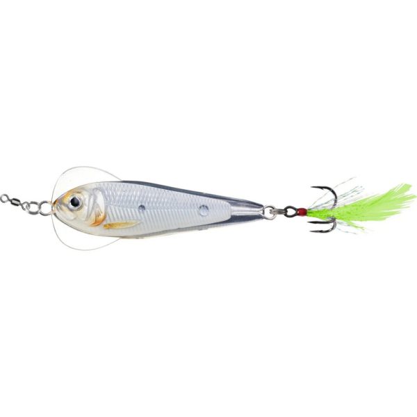 Livetarget Žlica za jigging Flutter Shad Svjetleća-biserna 7cm 28gr Njišuća žlica