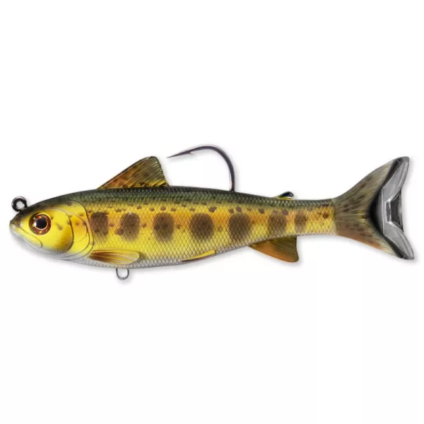 Livetarget Swimbait za pastrve Zlatno-Maslinasto 13,1cm 35gr Plastična varalica