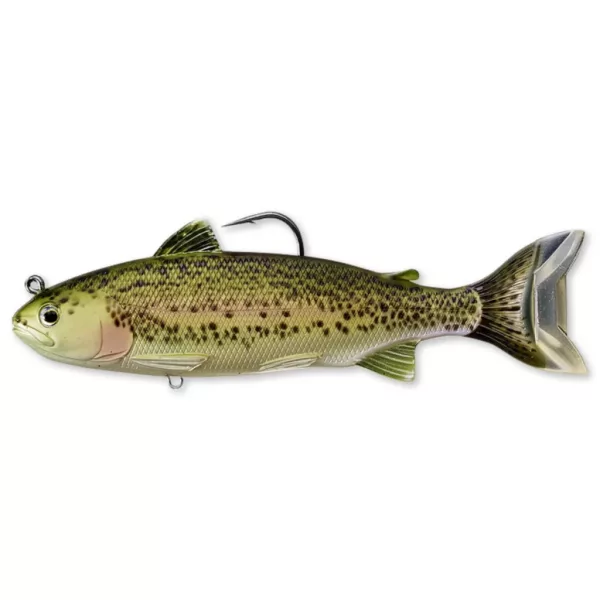 Livetarget Swimbait za pastrve Maslinasto-Crveno 16,8cm 71gr Plastična varalica