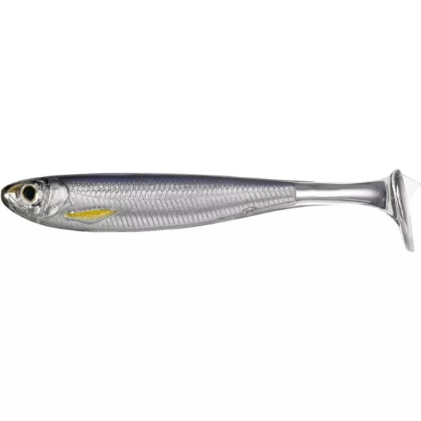 Livetarget Slow-Roll Shiner Paddle Tail Silver-Smoke 12,5cm Plastični mamac 4kom